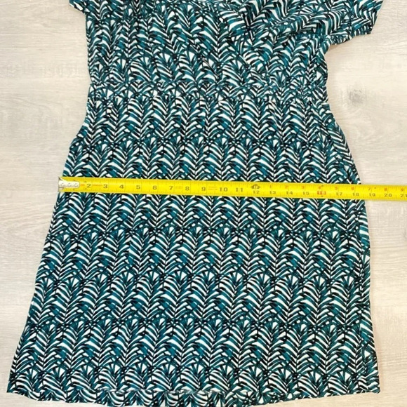 H&M Tropical Teal Green Print Romper Size 10 with Capped Sleeves NWT - Picture 7 of 15